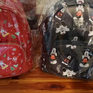 2  Disney backpacks